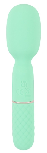 Cиликоновый мини-вибратор в форме микрофона зеленый Soft Silicone Cuties с 10 универсальными режимами - 6
