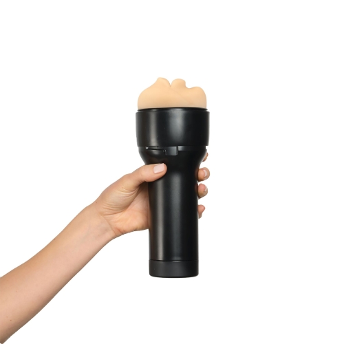 Мастурбатор у колбі рот тілесного кольору для PowerBlow Kiiroo Feel Mouth - 3