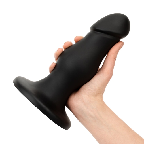 Анальний корок на присосці чорного кольору BUTTR FIM-92 Stinger Anal Dildo - 8