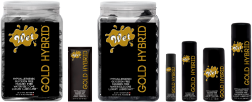 Лубрикант водно силиконовый основе Wet Gold Hybrid 93 мл - 3