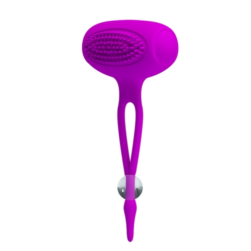 Вібратори для сосків рельєфні фіолетові LYBAILE Pretty Love Bancroft - 3