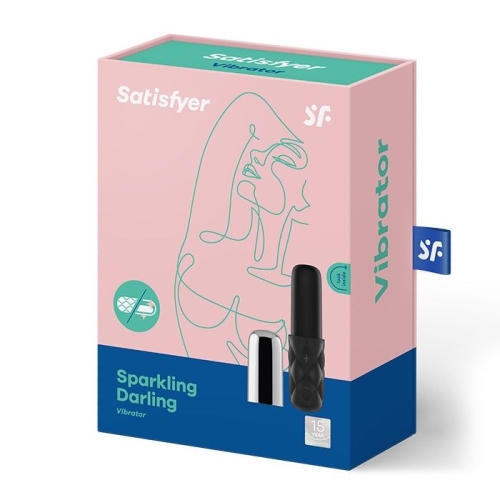 Мощный мини-вибратор Satisfyer Mini Sparkling Darling со съемным колпачком - 5