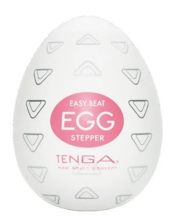 Мастурбатор яйце без вібрації білого кольору Tenga Egg Stepper - 2