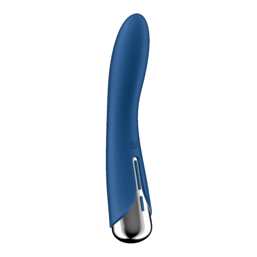 Вибратор вагинальный и для точки G с ротацией голубого цвета Satisfyer Spinning Vibe 1 - 5