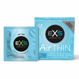 Презервативы латексные прозрачного цвета Exs Air thin feel 3 штуки