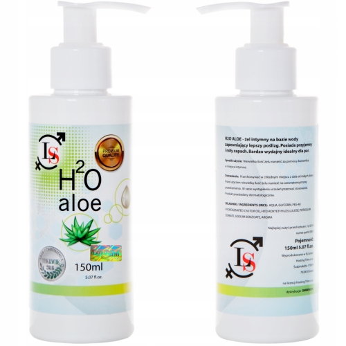 Лубрикант заспокійливий з алое віра на водній основі Lovestim Stim H2O Aloe 150 мл - 3