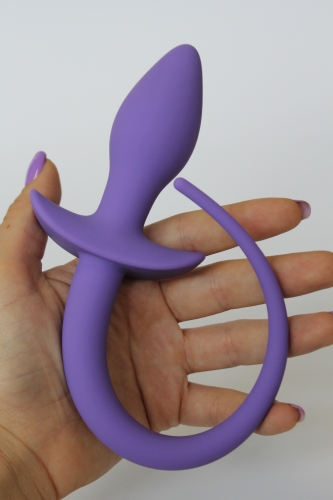 Втулка анальная фиолетовая L 80 мм D 32 мм SWEET TOYS - 2