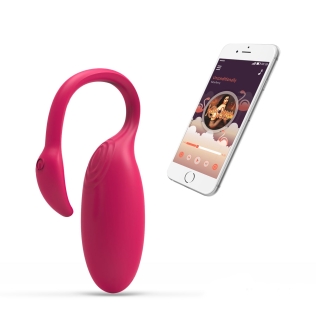 Смарт-віброяйце для точки G і клітора Magic Motion Flamingo повне СМАРТФОН управління розумне управління