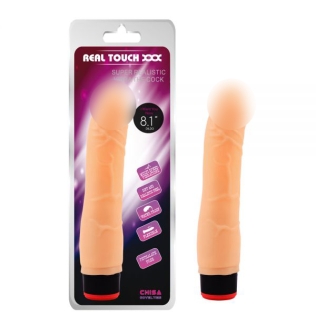 Вібратор реалістичний тілесного кольору Chisa Vibe Cock