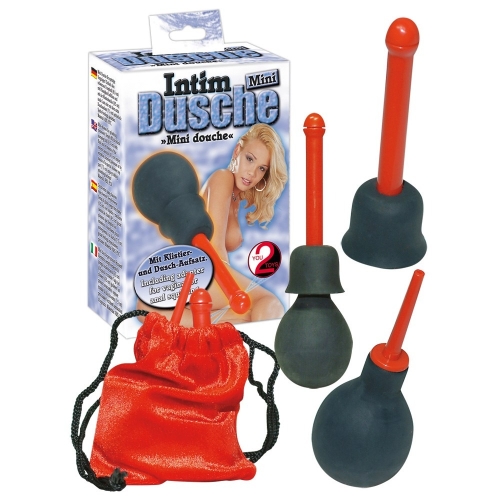 Анальный душ с тремя насадками красный You2Toys CN MIni Intimate - 1