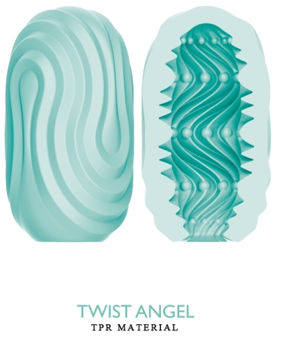 Мастурбатор яйце блакитного кольору Pretty Love Twist Angel Cupid X - 3