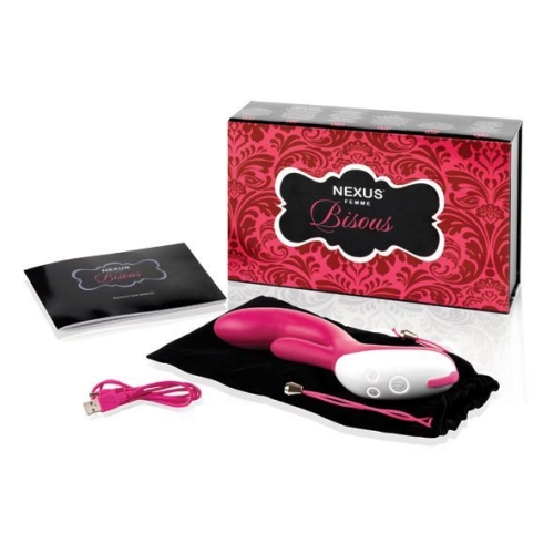 Вібратор зі стимуляцією клітора Nexus Femme Bisous - 5