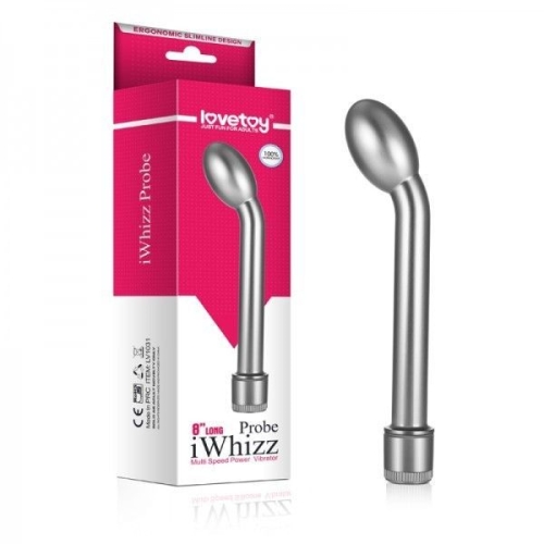 Вибратор для точки G металлический серебристый Lovetoy G spot - 1