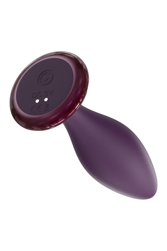 Анальный вибратор с пультом фиолетовый Dreamtoys Glam - 5