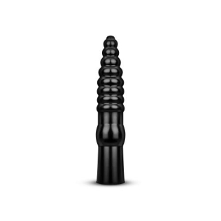 Большой фаллоимитатор с рельефом All Black AB20 черный