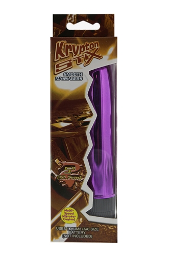 Вагінальний вібромасажер фіолетовий NMC KRYPTON STIX 5 MASSAGER M/S - 2