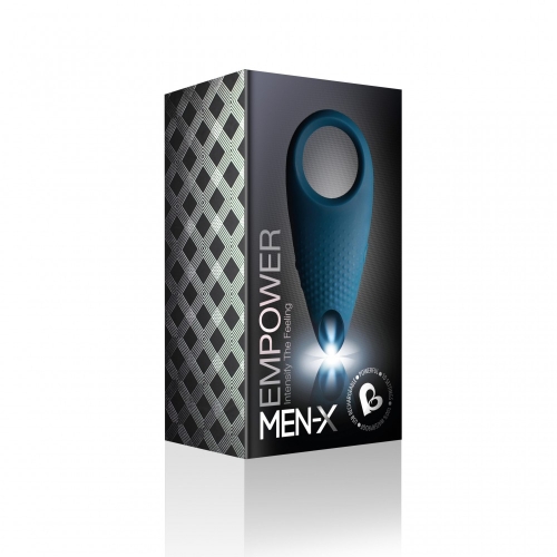 Эрекционное кольцо ROCKS-OFF EMPOWER COUPLES STIMULATOR BLUE - 3