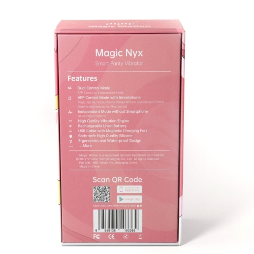 Смарт вибратор в трусики для клитора Magic Motion Nyx - 4