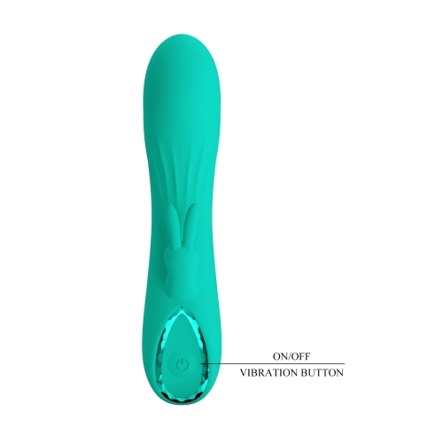 Вібратор-кролик бірюзовий Lybaile PRETTY LOVE DJ Stick - 6