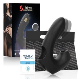 Вакуумный вибратор для клиторальной стимуляции на палец Ibiza Thimble Sucking Vibrator черный