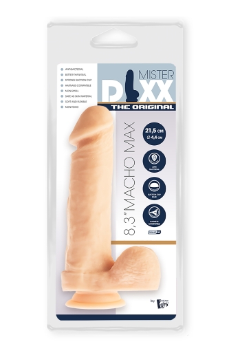 Фаллоимитатор реалистичный на присоске бежевый Dream Toys MR. DIXX MACHO MAX 8.3INCH DILDO - 2