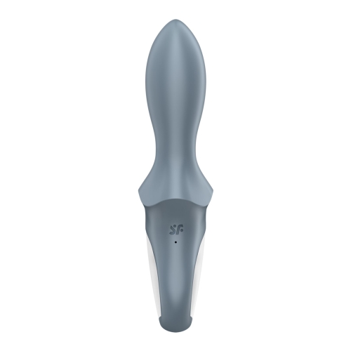 Анальный вибратор надувающийся серого цвета Satisfyer Air Pump Booty 1 - 3