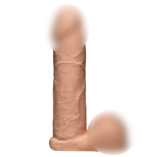 Фаллоимитатор 18,5 см/5 см мягкий реалистичный Doc Johnson Vac-U-Lock - 8 Inch Ultraskyn Cock White