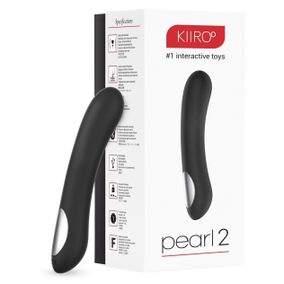 Вибратор точки G черный Kiiroo Pearl 2 
