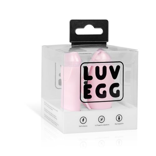 Віброяйце силіконове рожевого кольору Luv Egg - 2