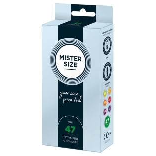 Презервативи Mister Size 47 mm (мм) 10 штук Містер Сайз