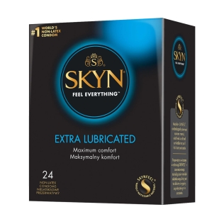 Презервативи безлатексні із поліізопрену SKYN Extra Lubricated 24 штук