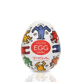 Мастурбатор яйцо Tenga Keith Haring EGG Dance Тенга