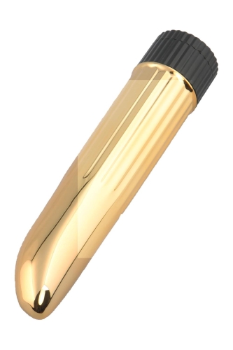 Водонепроникний вібромасажер золотого кольору DREAM TOYS CLASSIC LADY FINGER - 4