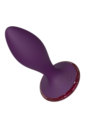Анальный вибратор с пультом фиолетовый Dreamtoys Glam - 4