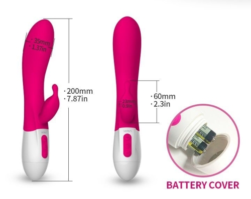 Вагінальний вібратор зі стимуляцією клітора з підігрівом Leten Female Vibrator - 7