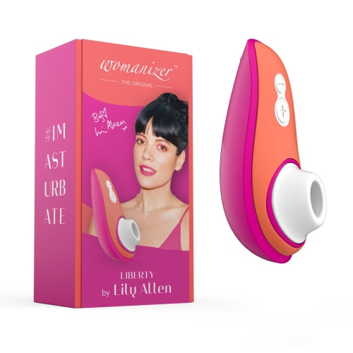 Вакуумний безконтактний стимулятор для клітора рожевий Liberty by Lily Allen Womanizer - 1