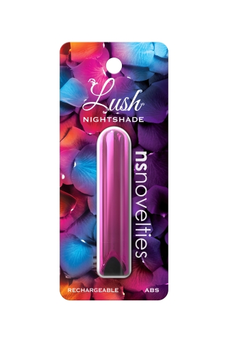 Вибропуля розового цвета NS Novelties Lush nightshade - 2