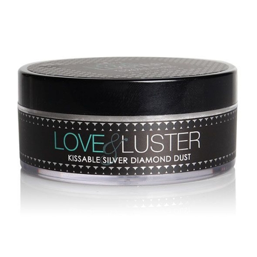 Съедобная пудра для тела с серебристыми блестками Sensuva - Love &amp;amp; Luster Kissable Diamond Dust (50 мл) - 1
