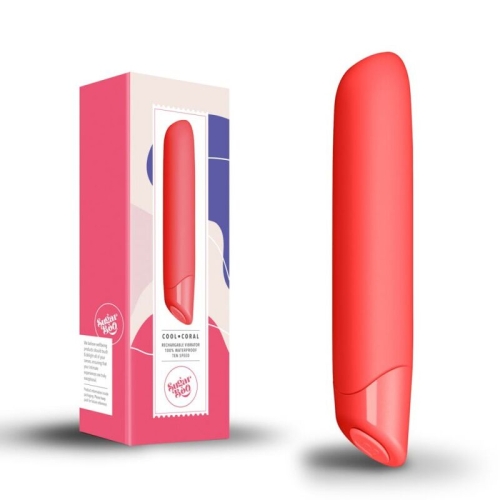 Вібратор для клітора оранжевого кольору SugarBoo Cool Coral - 4