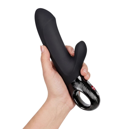 Пульсатор для точки G із кліторальним відростком чорний Fun Factory Bi Stronic Embrace - 7