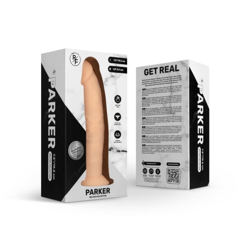 Фалоімітатор реалістичний на присосці тілесного кольору EasyToys Parker довжина 180 мм - 1