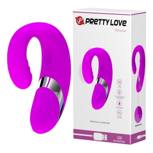 Кліторальний вібратор силіконовий Pretty Love AMOUR BI-014108-2