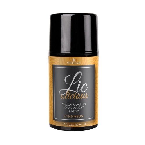 Гель для мінету зі смаком булочки Сіннабон Sensuva Lic-o-licious 50 мл - 1