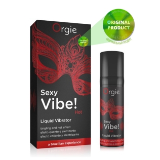 Возбуждающий гель (Жидкий вибратор) согревающий эффект Orgie SEXY VIBE 15 мл