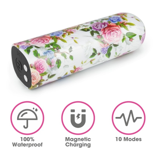 Компактний вібратор для клітора з принтом Lovetoy Rechargeable Aphrodite Massager - 3