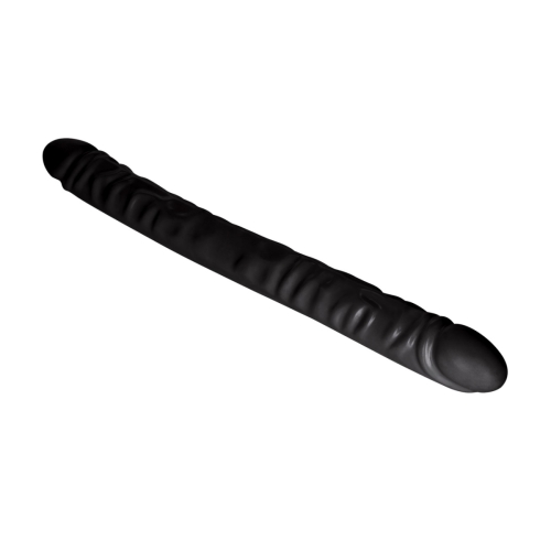 Фалоімітатор двосторонній реалістичний чорного кольору California Exotic Novelties - 4