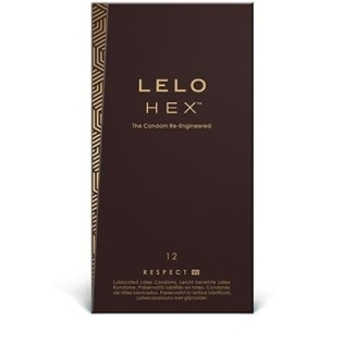 Презервативи латексні міцні Lelo Hex Respect XL 12 шт