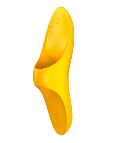 Вибратор на палец для клитора желтый Satisfyer Teaser Dark - 1