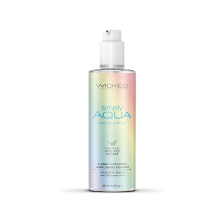 Лубрикант гипоалергенный на водной основе с оливой Wicked sensual care Simply aqua special edition 120 мл