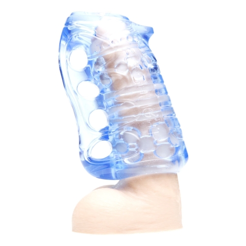 Мастурбатор Універсальний з рельєфною структурою Fleshlight Fleshskins Blue Ice Флешлайт - 2